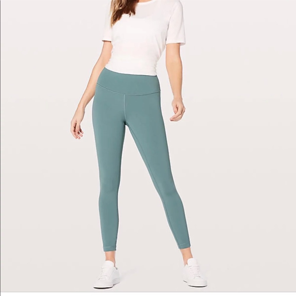 ❌SOLD❌ Lululemon Wunder Under 7/8 in Mystic Green - Picture 2 of 5